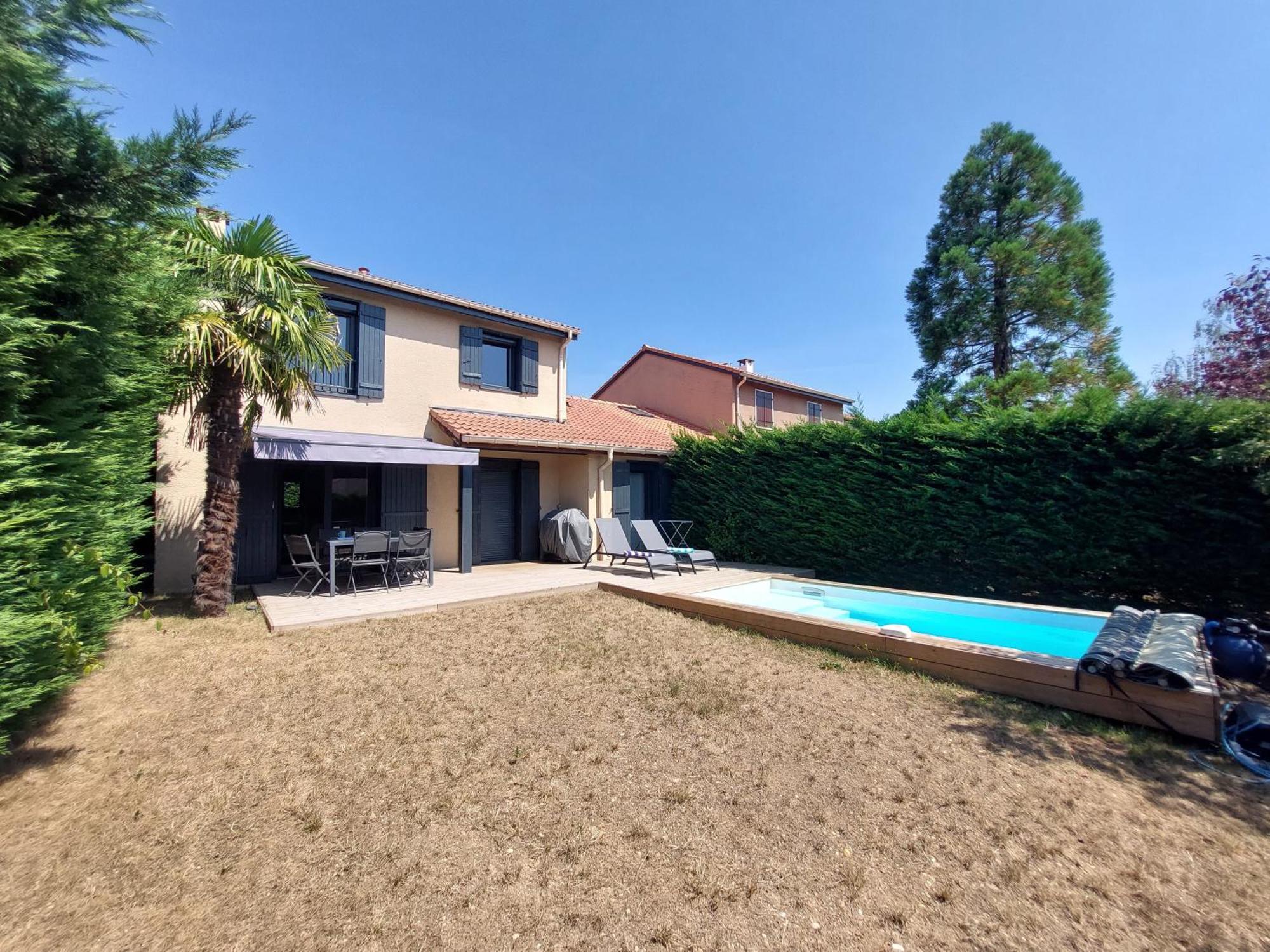 Sunny House - Villa 4 Chambres - Saint Genis Les Ollieres Bagian luar foto